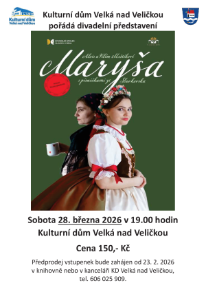 divadelní představení v kulturním domě